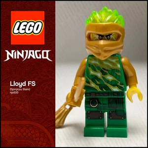 GENUINE LEGO NINJAGO Lloyd FS (Spinjitzu Slam) njo533 mini figure 70681 - Picture 1 of 7