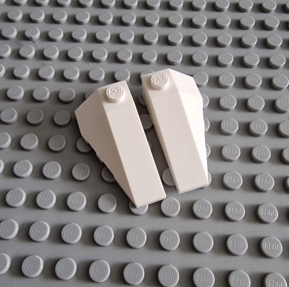 LEGO Keilstein Flügel weiß white Wedge Slope 43710 43711 A093 - Bild 1 von 1