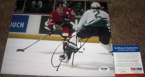Jeremy Roenick Autographed Signed CHICAGO BLACKHAWKS 8x10 Photo #2 PSA/DNA COA - Picture 1 of 2