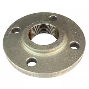 GALVANISED STEEL SCREWED BSPT FLANGE - PN16/4 - SIZES 1/2" TO 6" - Picture 1 of 1