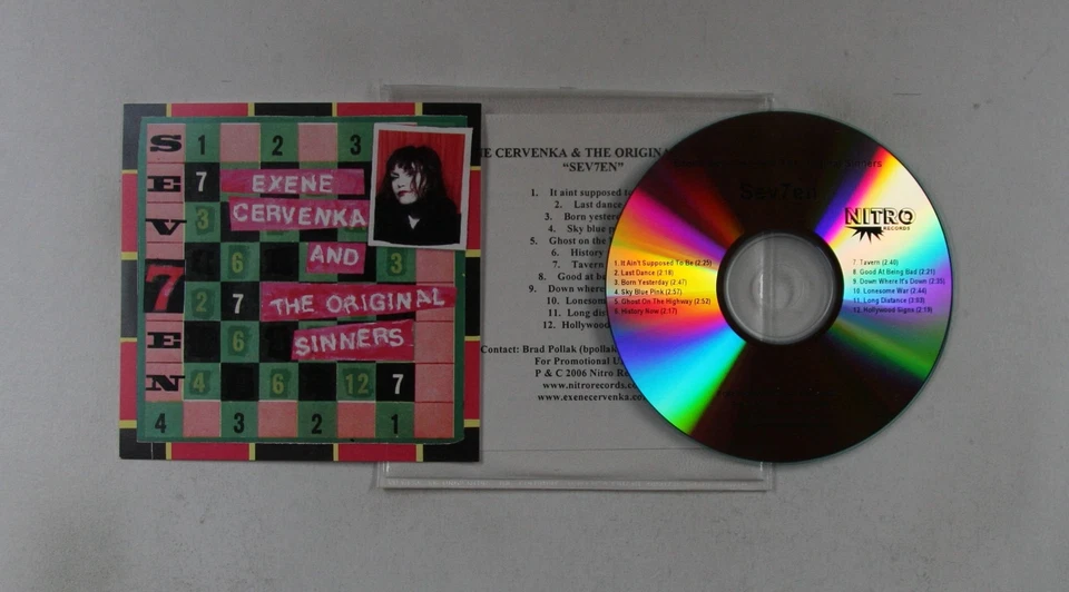 Exene Cervenka & The Original Sinners Sev7en US Adv CDR 2006 Punk Ex- X - Bild 1 von 1
