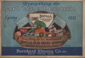 Bernhardt Ulman Co. Inc. - Spring 1922 - Art Needlework Catalog - 15" x 10" - Picture 1 of 3