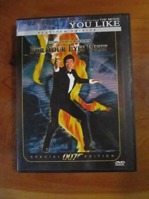 DVD  FOR YOUR EYES ONLY PLATINUM EDITION   GREAT  ** MUST SEE ** - Image 1 of 2