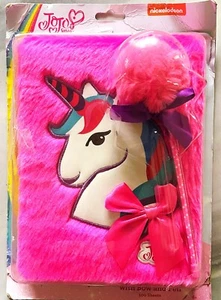 JoJo Siwa Fuzzy Journal mit Schleife und Stift 100 Blatt - Bild 1 von 2