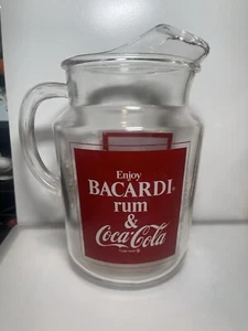 Vintage Bacardi Rum and Coca-Cola Pitcher (76a) - Picture 1 of 5