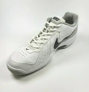 NIKE AIR COURT MO IV 429776-103 WEISS/SCHWARZ-NTRL GRY-MTLLC SLVR Größe 12 - Bild 1 von 9