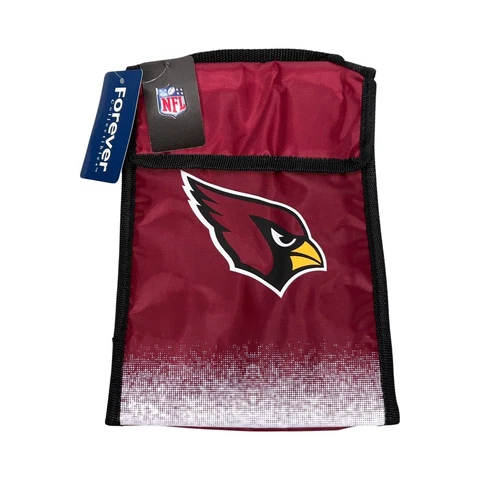 Arizona Cardinals Insulated Lunch Bag Box Cooler  Team Logo 9"x7"x4.5" - NFL NWT Cover