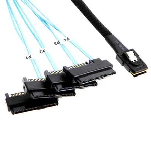Mini SAS SFF 8087 auf 4 SFF 8482 Kabel - Bild 1 von 2