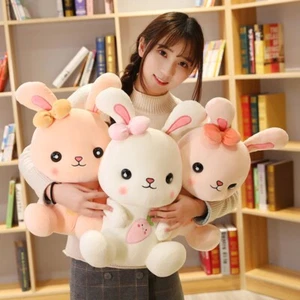 Soft bunny toy Plush animal stuffed Rabbit Doll kawaii appease toy for kids gift - Picture 1 of 10