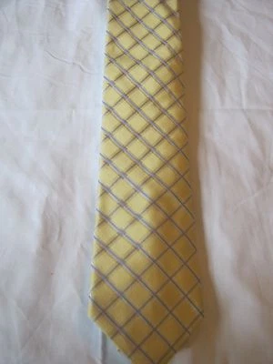 Corbata de cuello de seda amarilla John Nosdstorm Foto 1 de 2