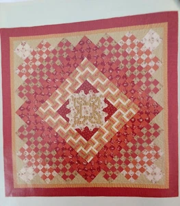 Meadowsweet Pieced and Appliqued Quilt Pattern from Magazine King Sized - Picture 1 of 2