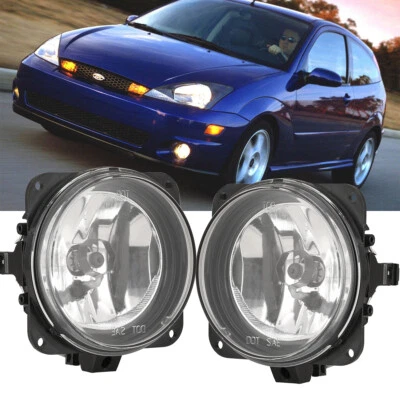 Fog Lights For 2000-2005 Ford Focus SVT Driving Front Bumper Lamps Clear Lens - Imagem 1 de 4