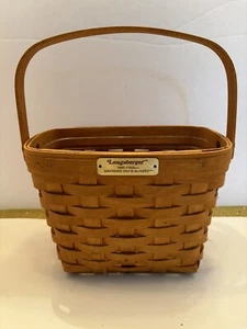Cesta Longaberger Tour 1997 con mango, protector - Imagen 1 de 4