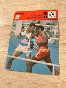 1979 Sportscaster Boxing Card #65-05 - Winners at the Olympic Games - MT - Picture 1 of 2