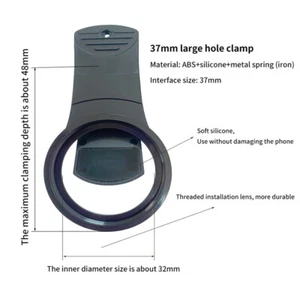 Universal Phone Lens Clip For 37mm 52mm CPL Wide Zoom Macro Filter Lens Clip - Bild 1 von 14
