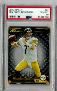 2013 Finest Ben Roethlisberger PSA 10 - Picture 1 of 2