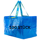 100PCS IKEA FRACTTA BAG LARGE 71 LITRE IKEA BAG SHOPPING BAG MOVING BAG