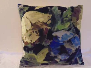 Designers Guild Velvet Fabric Bloomsbury Rose Indigo Cushion Covers D1 - Picture 1 of 4