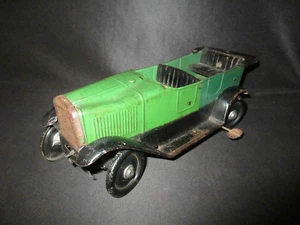 ancienne grande voiture à ressort jouet tôle peinte vers 1900 JEP? début XX ème - Picture 1 of 8