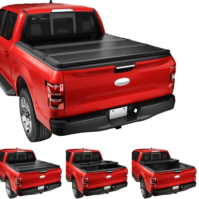 JDMSPEED Hard Tri-Fold Tonneau Cover For 1999-23 Ford F250 Super Duty 6.8FT Bed - Image 1 of 4