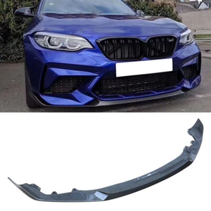 Alerón de barbilla de parachoques delantero de fibra de carbono para BMW Serie 2 F87 M2 cupé 2016UP - Imagen 1 de 12