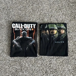 Lot Of 2 Gaming T-Shirts Size M - Call Of Duty Black Ops 3, Halo 5 Guardians  - Picture 1 of 10
