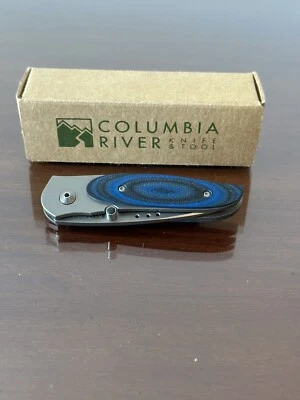 CRKT Columbia River  Howard Viele Wasp Folding Pocket Knife Micarta Handle 8011 - Image 1 of 4