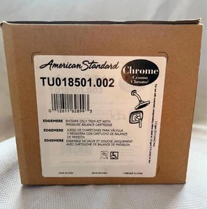 American Standard TU018501.002 Edgemere Shower Only Trim Kit Chrome - Picture 1 of 3