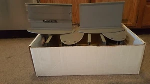 Juego de 9 soportes de cartel/precio de mesa de 2 caras - Imagen 1 de 1