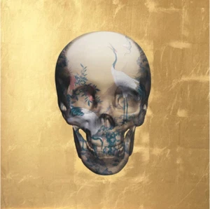 Magnus Gjoen "YOU ONLY DIE ONCE" 24k Gold Leaf S/N Hand Finished Print - Picture 1 of 9