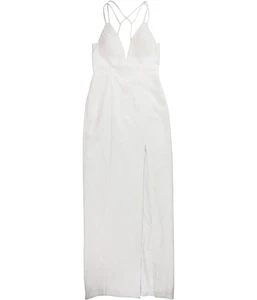 Aidan Mattox Womens Column Gown Dress, ivory, 4 - Picture 1 of 2