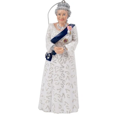 Kurt Adler Resin Ornament for Christmas Tree, Queen Elizabeth - Image 1 of 4