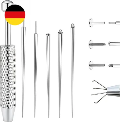 6 Stück Piercing Zange Set, Piercing Kugel Aufdreher, Piercingzange Für Kugeln,  - Bild 1 von 4