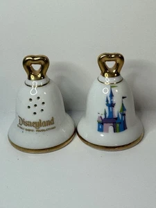 Vintage Walt Disney Disneyland Bell Shaped Salt Pepper Shakers - Picture 1 of 6