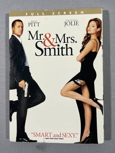 Mr. & Mrs. Smith DVD 2005 Full Screen Brad Pitt Angelina Jolie - Imagen 1 de 5
