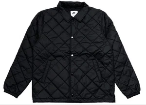 Nike Club Lightweight Quilted Therma-Fit Jacket Black Size XL FZ0634-010 - Picture 1 of 4