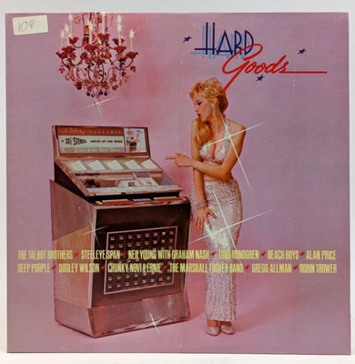 HARD GOODS Warner Bros PRO 583 2 LP Vinyl Record Compilation Zappa Kiss 1974 VG+ - Image 1 of 3