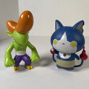 Yo Kai Watch Roughraff, Robanyan Action Figures Green Orange Hair Hasbro 2015 - Picture 1 of 4