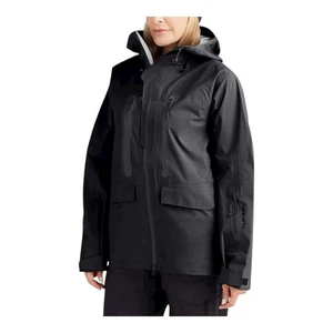 Dakine Sender Stretch 3L Jacket Women’s Size Small Black Shell Hooded RECCO Ski - Picture 1 of 16
