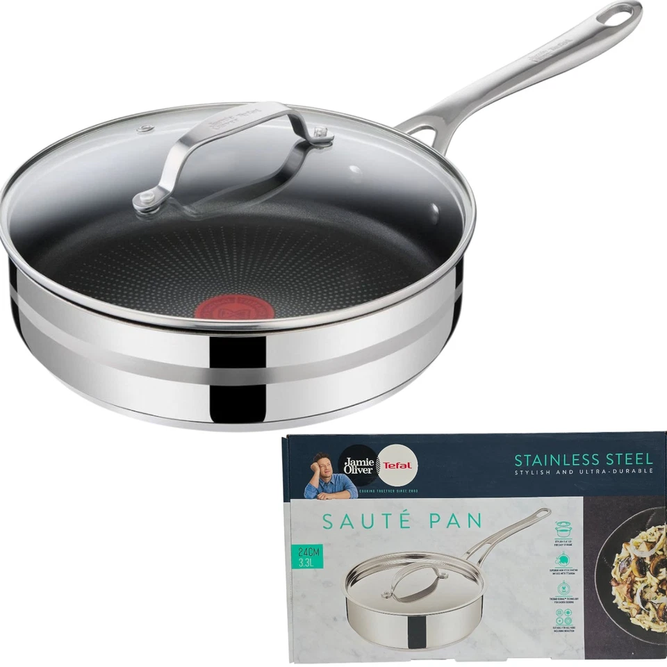 Tefal Jamie Oliver Cook' Padella Induzione Con Coperchio - Immagine 1 di 4