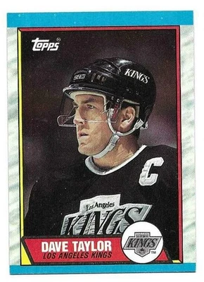 DAVE TAYLOR 1989-90 TOPPS CARD NEAR MINT+ CONDITION - Image 1 of 2
