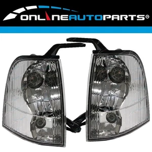 Clear Corner Indicator Lights Pair LH+RH For Ford Courier PG PH 2002~2006 NEW - Picture 1 of 8