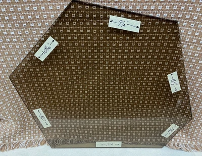 Caracole brown replacement glass for Vector accent table M101-419-421 - Image 1 of 4