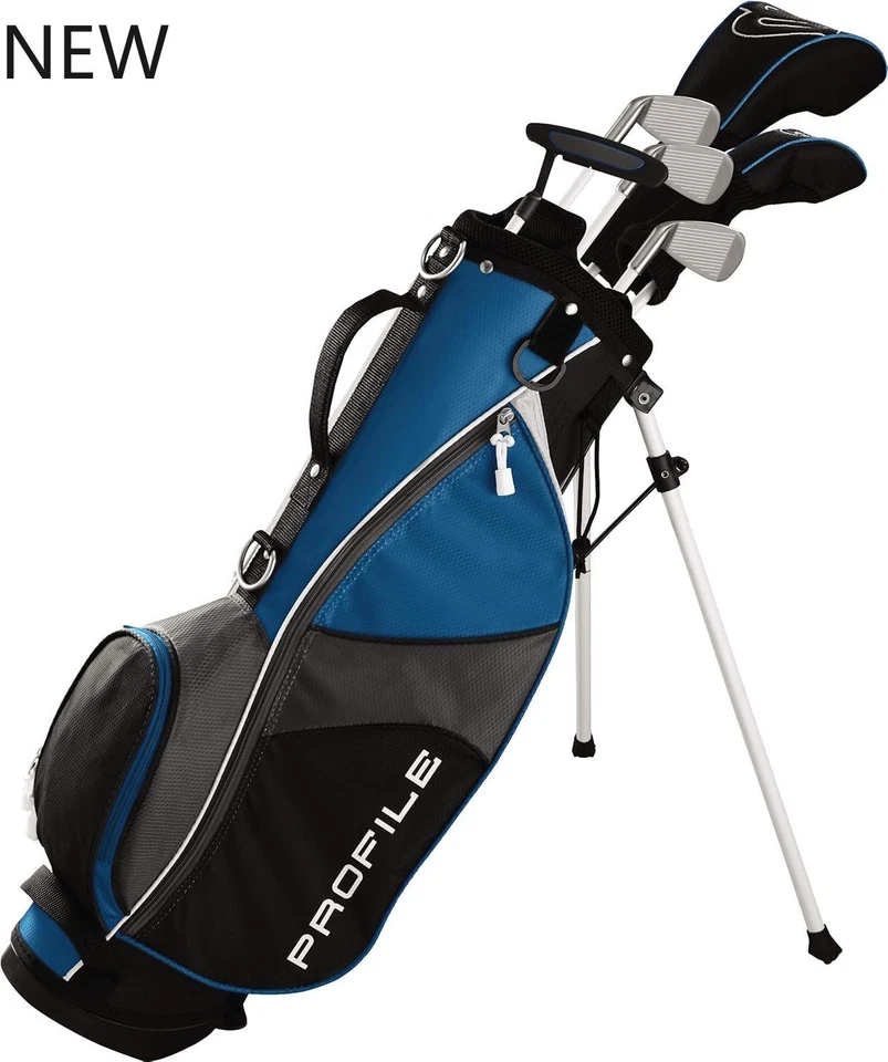 Wilson Profile JGI Junior Complete Golf Set Large Right Hand Blue Bag Teen Iron
