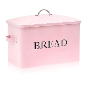 Brotkasten für Küchenarbeitsplatte, Metall Brotkasten für Küchentheke Extra L... - Bild 1 von 9