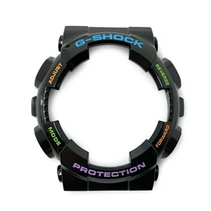 Genuine Casio Watch Bezel Black Gloss Multicolour Text 10529076 fits GA-110MC-1A - Picture 1 of 6