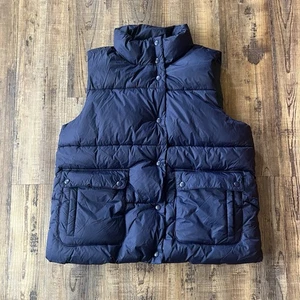 J Crew Damen marineblau Signatur gefütterte Weste Primaloft Isolierung Größe Medium - Bild 1 von 7