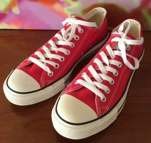 Converse All Star ~ rot ~ Herrengröße 8 1/2 ~ gebraucht……nie getragen!!! - Bild 1 von 10