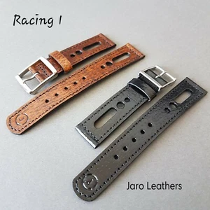 Handgefertigtes Leder Uhrenarmband - Sport Style, Echtleder, Schnellverschluss - Bild 1 von 9