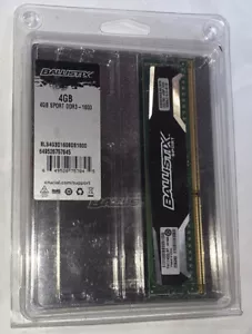Crucial Ballistix Sport 4GB Module DDR3 12800 Memory Ram UDimm ONLY ONE IN CASE - Picture 1 of 3